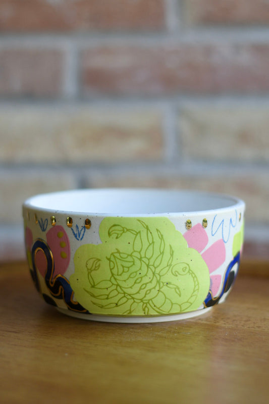 Vessel for Tables, Treats, and Trinkets 4 // Scorpion, Butterfly, Rose, Neon, Gold