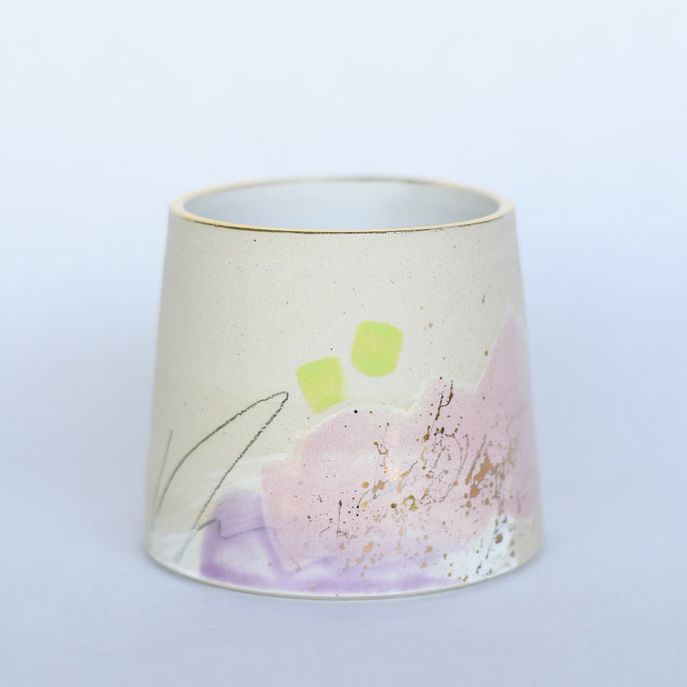 Planter // Purple, Pink, Gold