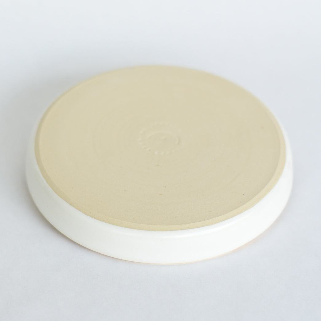 Round Tray // White, Pink, Gold