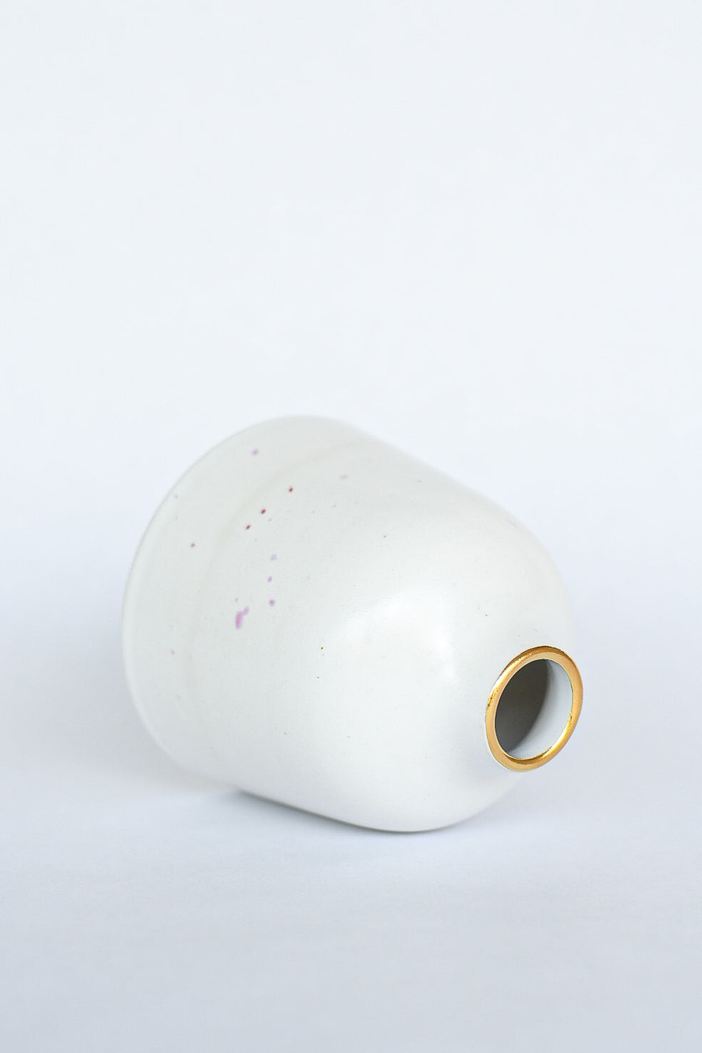 Bud Vase // White, Pink, Gold