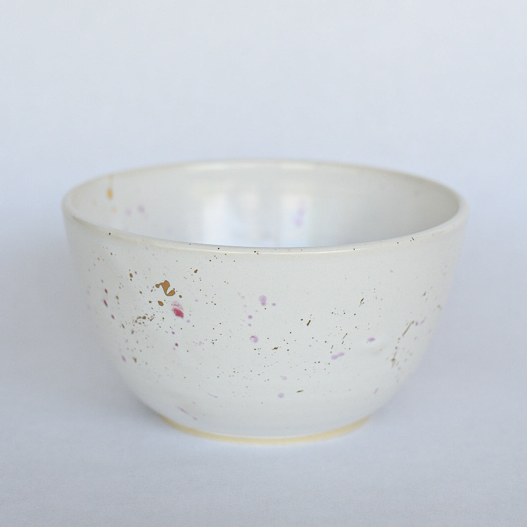 Bowl // White, Pink, Gold