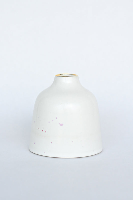 Bud Vase // White, Pink, Gold