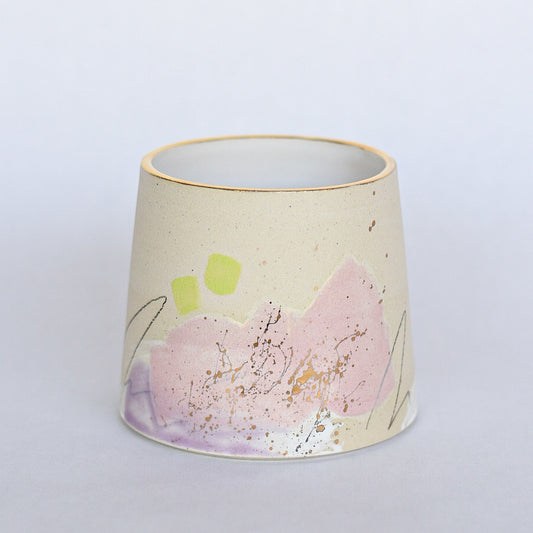 Planter // Purple, Pink, Gold